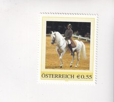 AUTRICHE timbre PM école d'équitation espagnole - chevaux cheval 5 MNH