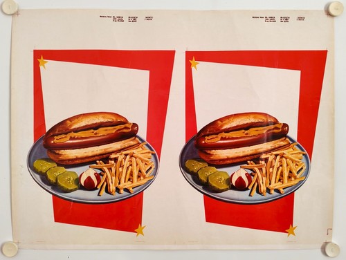 Affiche american die cut - american,