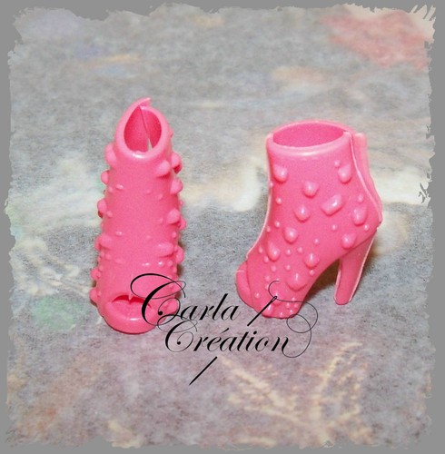 Chaussure cloutée talon - ,