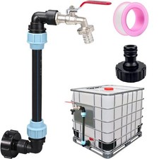 Robinet Cuve 1000L Raccord Cuve 1000 litres Robinet IBC Col de Cygne de Cuve ...