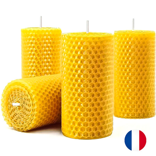 Gros bougie cire abeille - gros, d'abeille