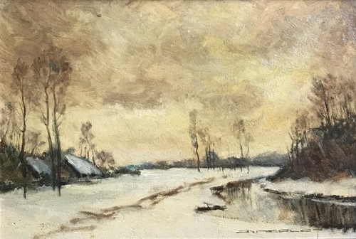 Tableau hsp paysage de neige - -,