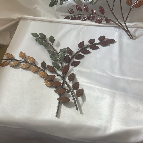 Rare metal branches - metal, leaves