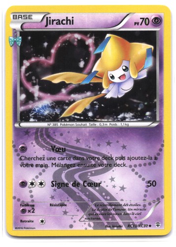 Carte pokémon jirachi - pokémon,