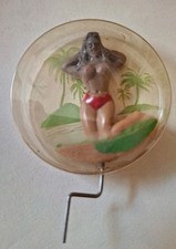 Tahitian Vahiné belly dancer crank toy 1950/1960