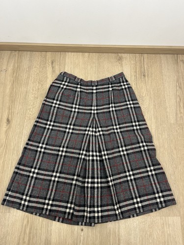 Jupe laine gris burberry - jupe, en
