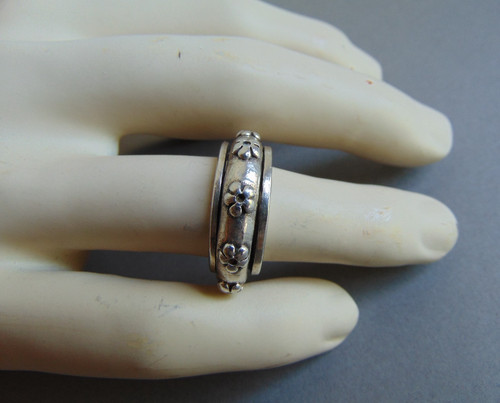 Bague argent 925 anti stress