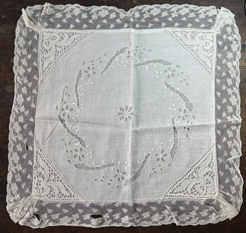 Textile ancien taie - textile,