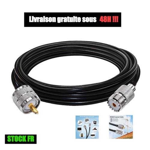 Câble coaxial rg58 - câble,