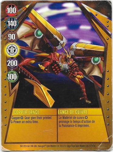 Carte bakugan 2010 - bakugan,