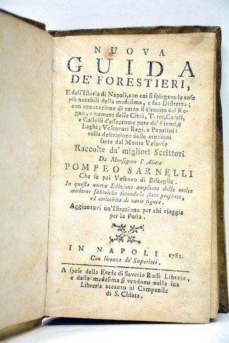 Sarnelli guide historique - guide, et