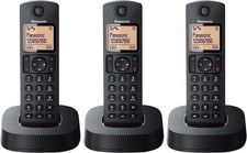 Téléphone sans fil Panasonic KX-TGC313 • 3 combinés
