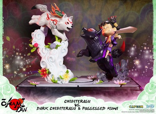 Okamiden statue chibiterasu - okamiden, vs