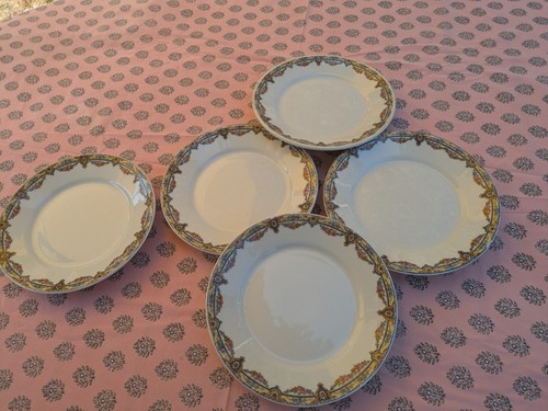 Assiettes procelaine de - 5,