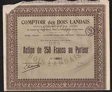 COMPTOIR des BOIS LANDAIS (BORDEAUX) (E)