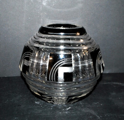 Vase boule art deco - vase, cristal