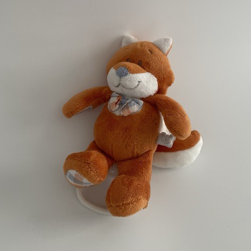 Doudou peluche musicale renard - peluche,