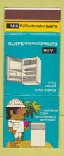 Matchbook Cover - AEG Kuhlautomaten Santo Refrigerator