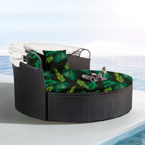 Outdoor round daybed cushion - round,