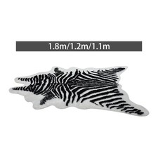 Tapis à imprimé zèbre