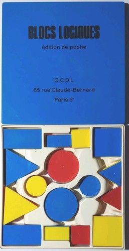 Ancien jeu blocs logiques p - jeu, z.p