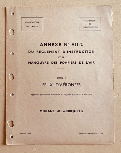 Manuel avion morane 500 - manuel,