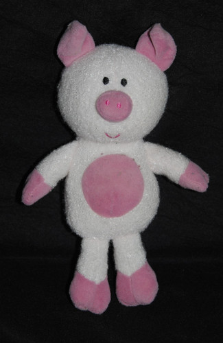 Peluche doudou cochon rose - doudou,