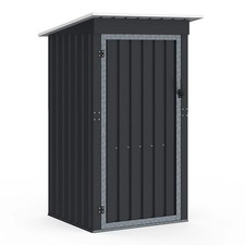 Abri de jardin gris en acier