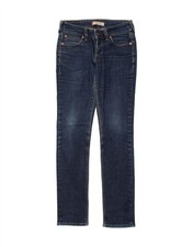 LEVI'S Womens 571 Slim Jeans W28 L32  Blue Cotton BY06