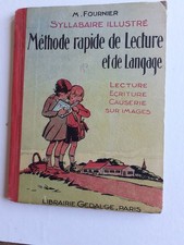 Ancien livre scolaire Syllabaire illustré M.Fournier