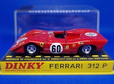 Ferrari 312 P, Dinky Toys France No. 1432 Original 1970, Red, With Box