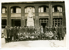 Paris, délégation de policiers belges à la préfecture de police  Vintage silver 