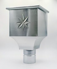 Caisson zinc incurvé Ø100/80