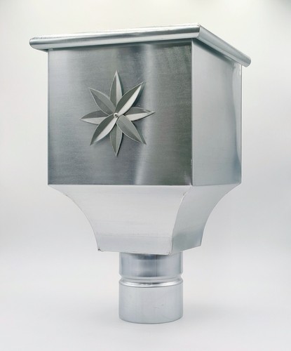 Caisson zinc incurvé ø100 - zinc,