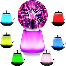 Lampe boule plasma interactive