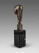 Sculpture moderniste en bronze