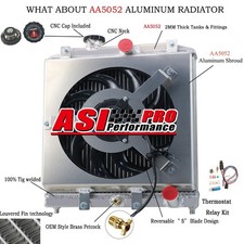 4 Row Radiateur Fan Relais