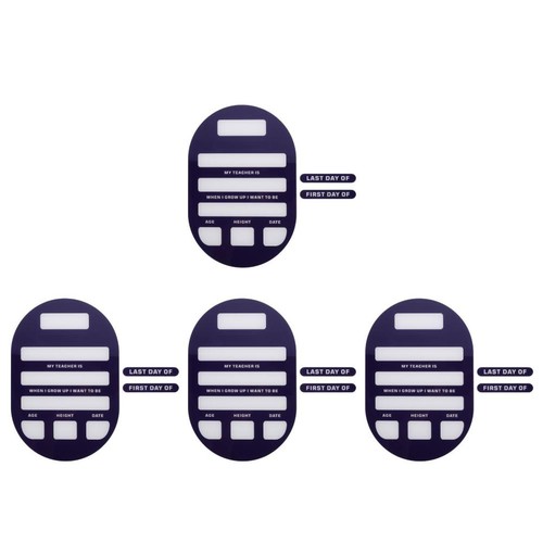 Lot panneaux acryliques - 4,