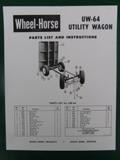 1964 WHEEL HORSE TRACTOR UW-64