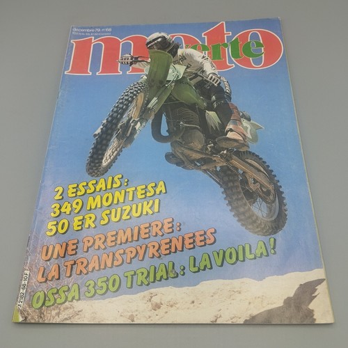 Moto verte numéro - verte, 68