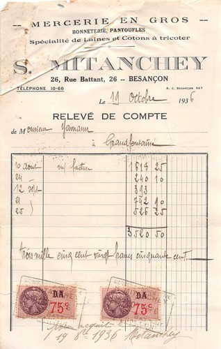 1936 wholesale haberdashery - wholesale,