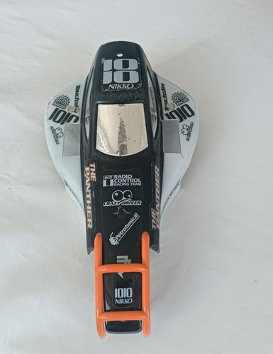 Carrosserie noire et orange - et,