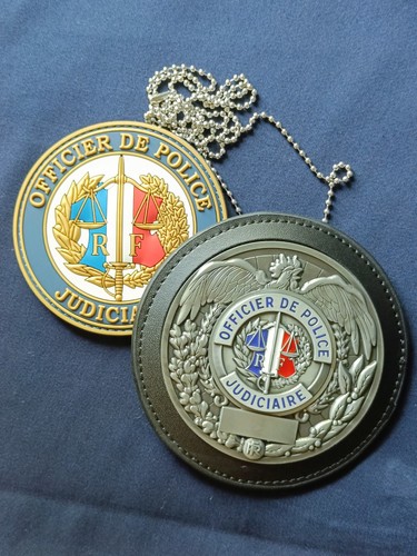 Badge métallique médaille - badge,
