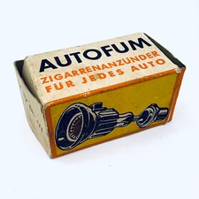 NOS AUTOFUM LIGHTER OLDTIMER VW BEETLE SPLIT PORSCHE 356 MERCEDES BENZ BLACK