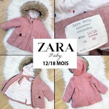 Manteau avec capuche rose