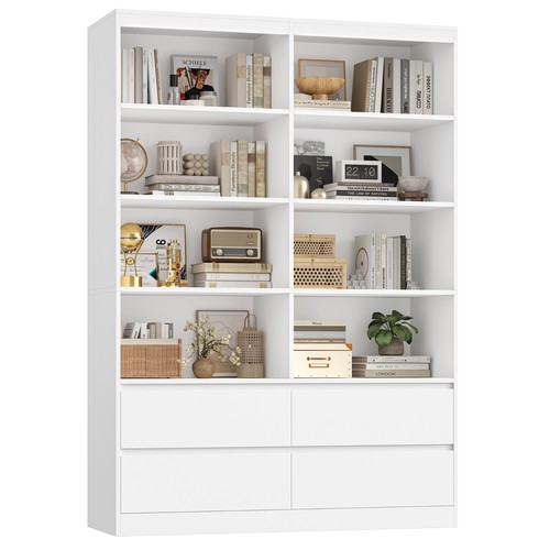 Bibliotheque 120cm meuble - bibliotheque,