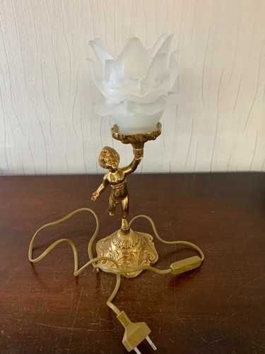 Lampe ange bronze - , (1)