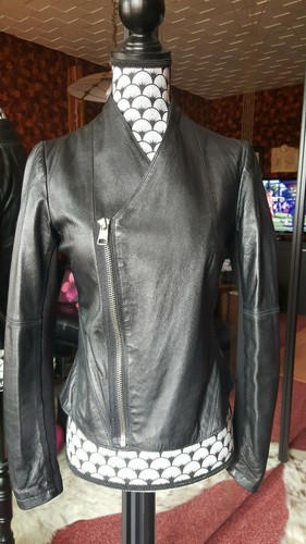 Veste cuir véritable ts - veste, en
