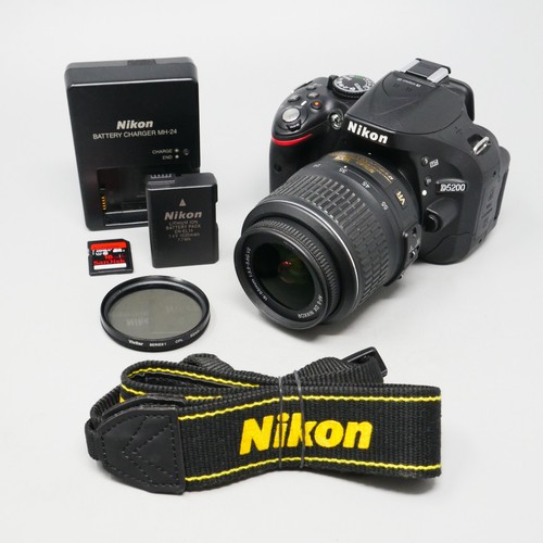 Nikon d5200 1mp dslr camera - 24.1mp,