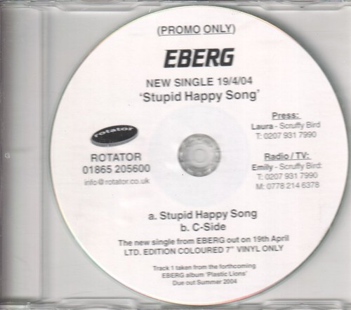Eberg stupid happy song cdr - eberg,